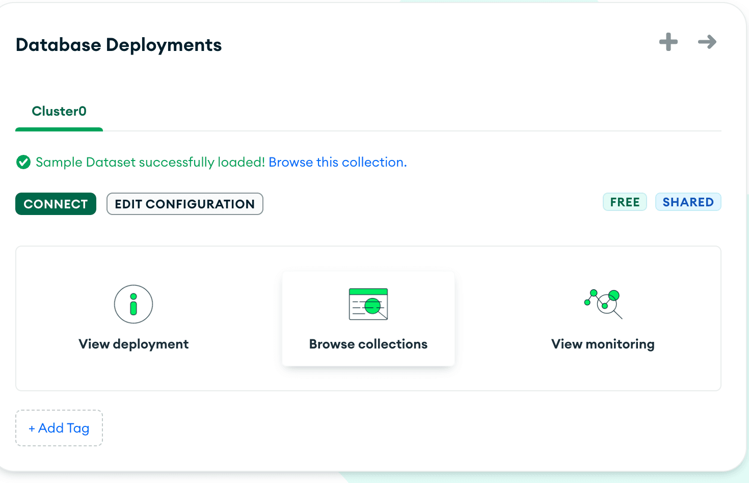 Navigate to Imported Datasets