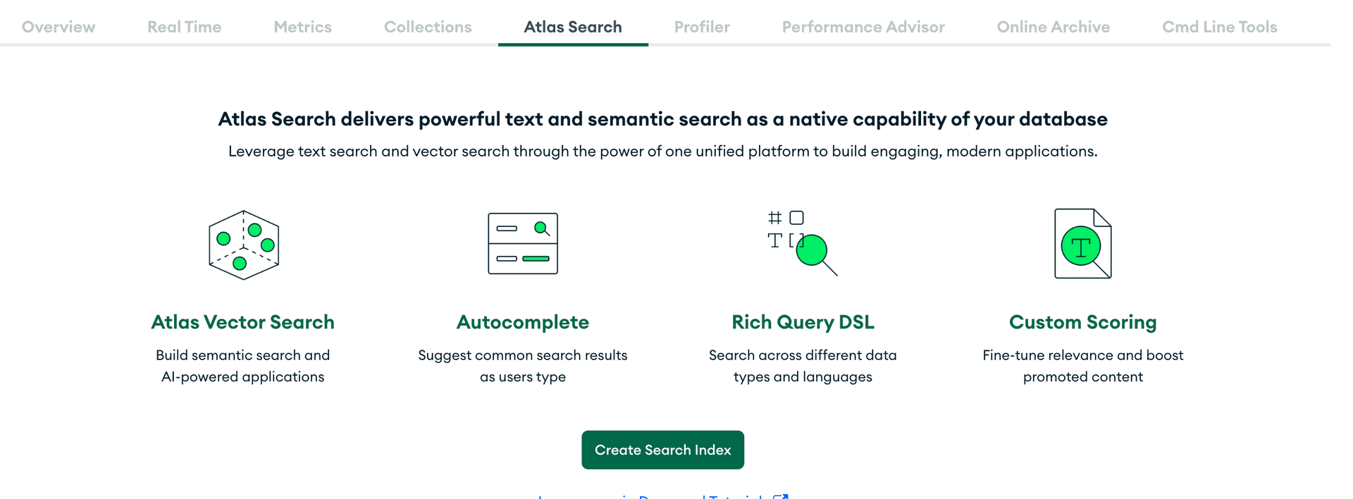 MongoDB Atlas Search Navigation